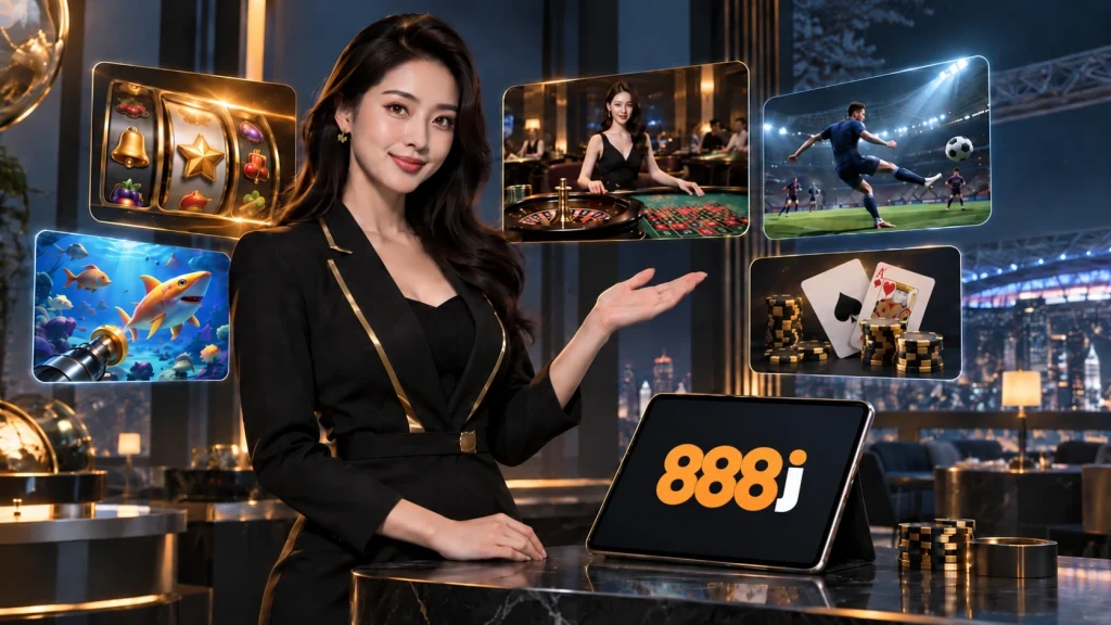 Tổng quan casino 888J với slot, live casino, Bắn Cá và cá cược thể thao